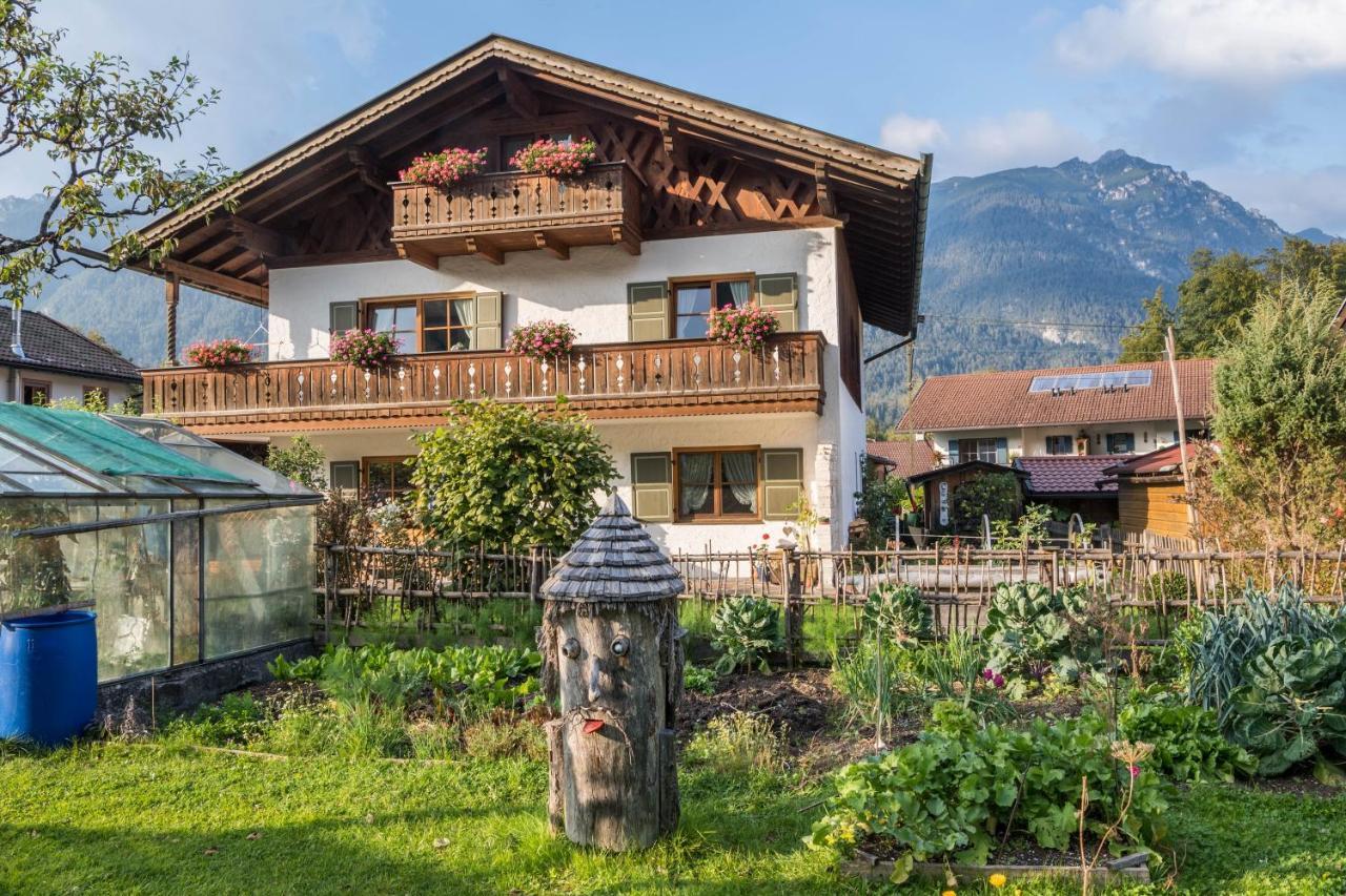 Ferienwohnung Gipfelblick グライナウ エクステリア 写真